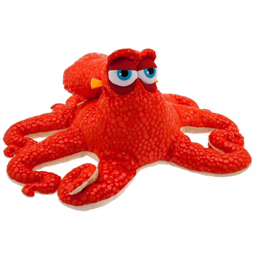 Disney Store Finding Dory Hank the Septopus Plush Orange Octopus Pixar 16 Inch